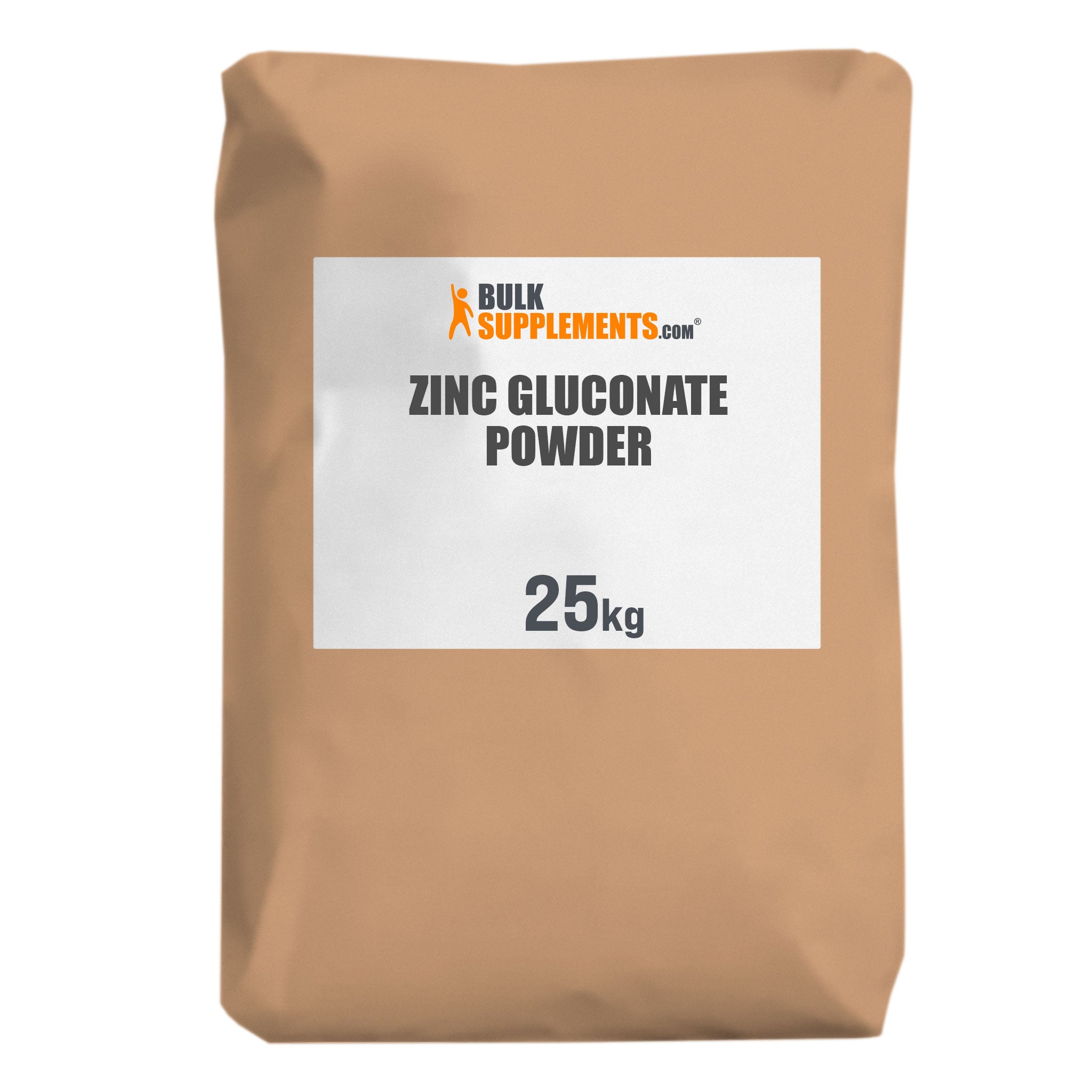 BulkSupplements Zinc Gluconate Powder 25kg drum