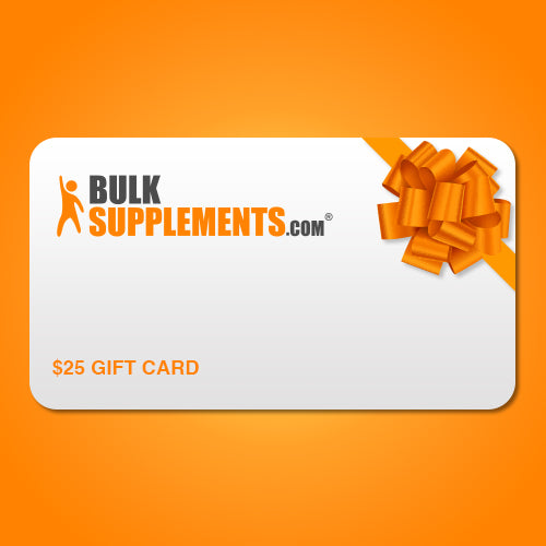 $25 gift card for bulk supplements