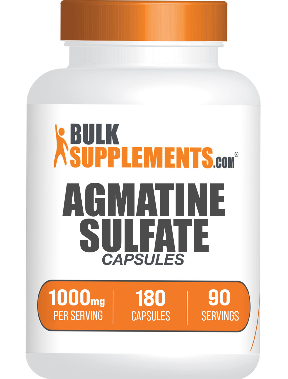 Agmatine Sulfate 180 caps bottle