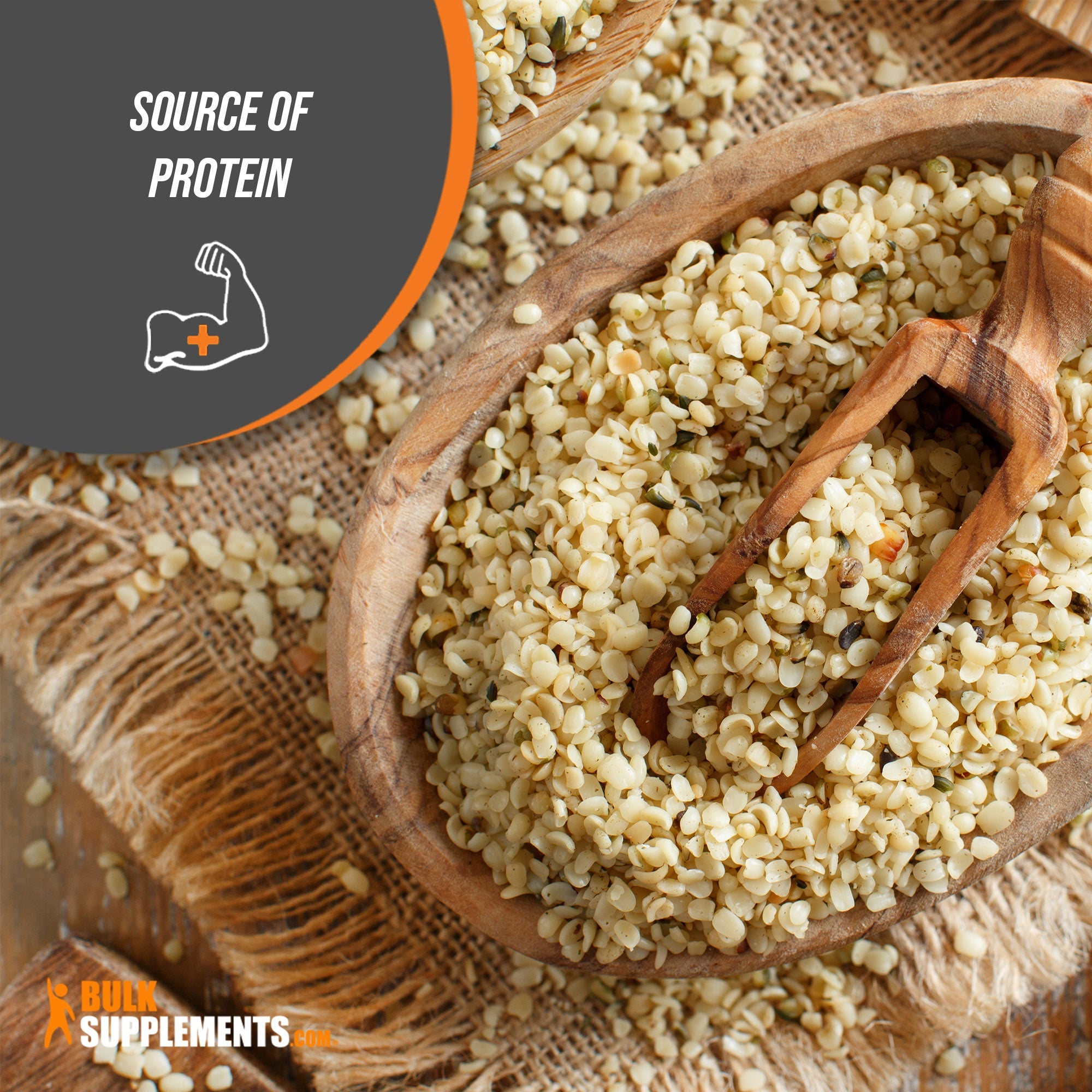 Hemp seed protein source of protein