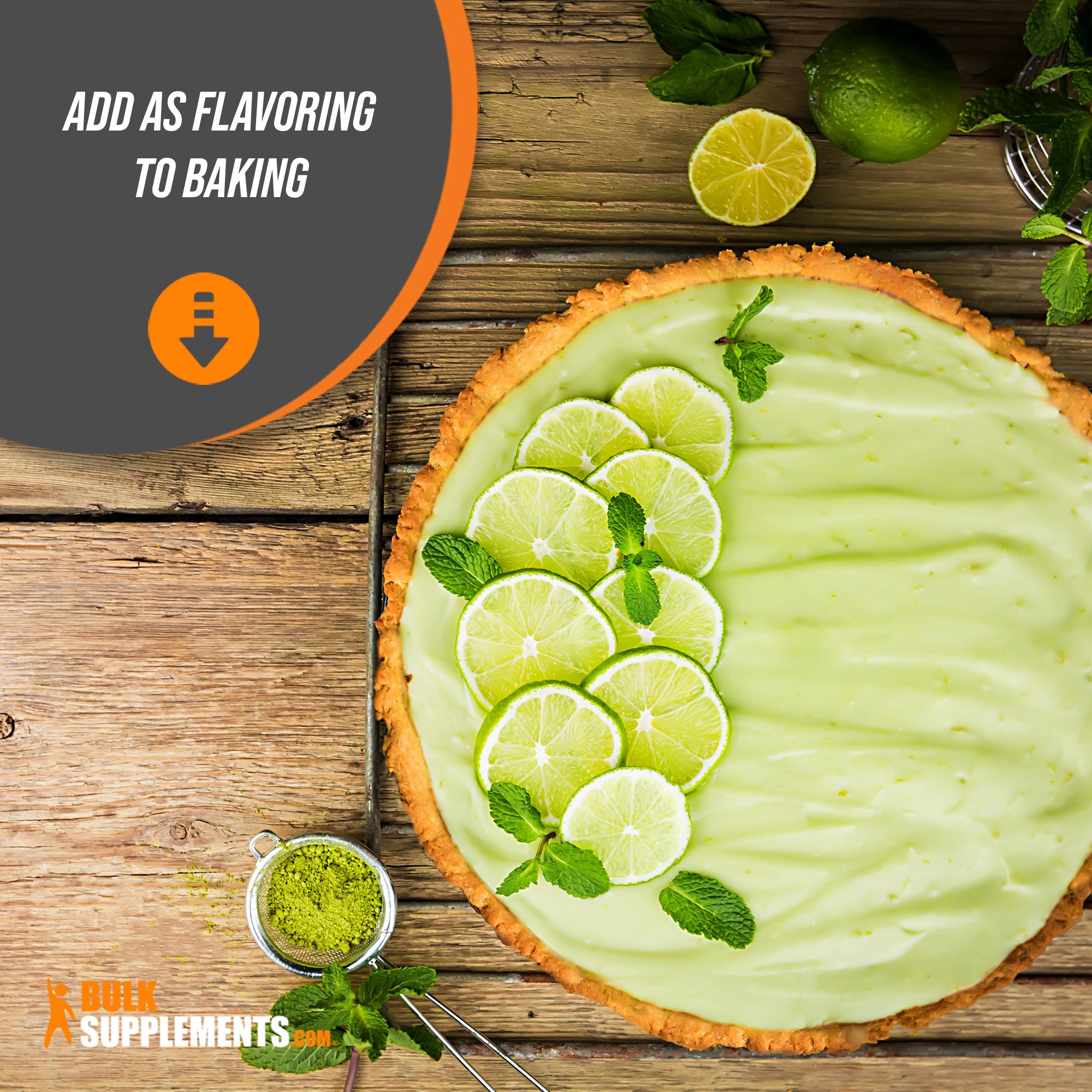 Lime fruit powder fruit flavoring for baking